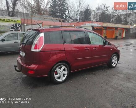 Красный Мазда 5, объемом двигателя 2 л и пробегом 220 тыс. км за 6800 $, фото 1 на Automoto.ua