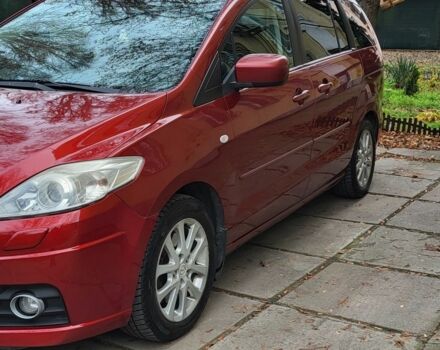 Красный Мазда 5, объемом двигателя 2 л и пробегом 214 тыс. км за 5800 $, фото 1 на Automoto.ua