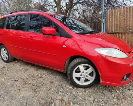Красный Мазда 5, объемом двигателя 2 л и пробегом 300 тыс. км за 3400 $, фото 1 на Automoto.ua