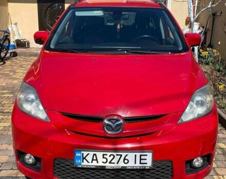 Красный Мазда 5, объемом двигателя 2 л и пробегом 205 тыс. км за 4000 $, фото 1 на Automoto.ua