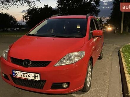 Красный Мазда 5, объемом двигателя 2 л и пробегом 320 тыс. км за 3900 $, фото 1 на Automoto.ua