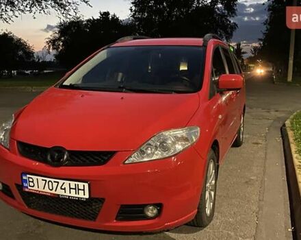 Красный Мазда 5, объемом двигателя 2 л и пробегом 320 тыс. км за 3900 $, фото 1 на Automoto.ua