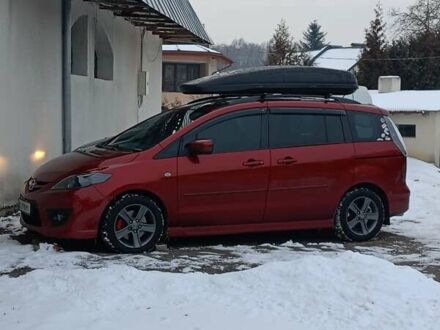 Красный Мазда 5, объемом двигателя 2 л и пробегом 252 тыс. км за 6999 $, фото 1 на Automoto.ua