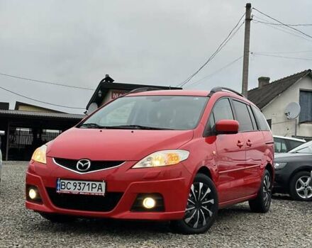 Красный Мазда 5, объемом двигателя 2 л и пробегом 170 тыс. км за 6190 $, фото 1 на Automoto.ua