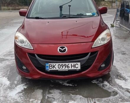 Красный Мазда 5, объемом двигателя 2.5 л и пробегом 185 тыс. км за 7500 $, фото 1 на Automoto.ua