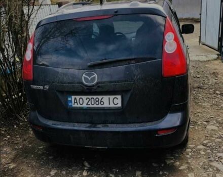 Серый Мазда 5, объемом двигателя 2 л и пробегом 280 тыс. км за 4150 $, фото 1 на Automoto.ua