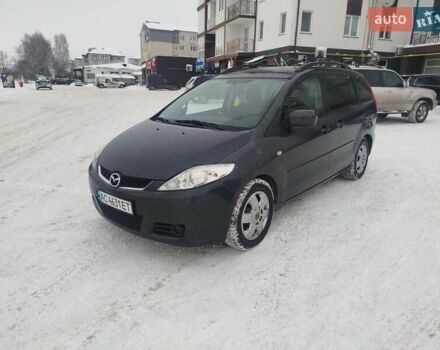 Серый Мазда 5, объемом двигателя 2 л и пробегом 190 тыс. км за 4400 $, фото 2 на Automoto.ua