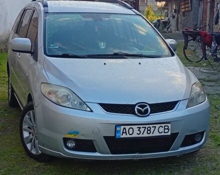 Серый Мазда 5, объемом двигателя 2 л и пробегом 320 тыс. км за 3000 $, фото 2 на Automoto.ua
