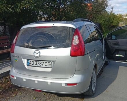 Серый Мазда 5, объемом двигателя 2 л и пробегом 320 тыс. км за 3000 $, фото 1 на Automoto.ua