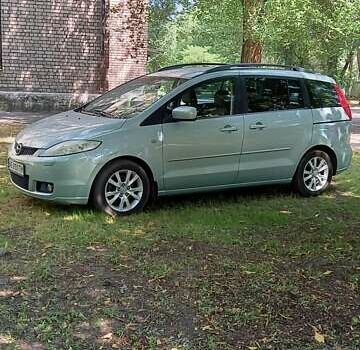 Серый Мазда 5, объемом двигателя 2 л и пробегом 232 тыс. км за 5000 $, фото 1 на Automoto.ua
