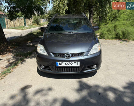 Серый Мазда 5, объемом двигателя 2 л и пробегом 255 тыс. км за 5800 $, фото 1 на Automoto.ua