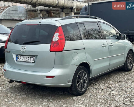 Серый Мазда 5, объемом двигателя 2 л и пробегом 300 тыс. км за 3300 $, фото 4 на Automoto.ua