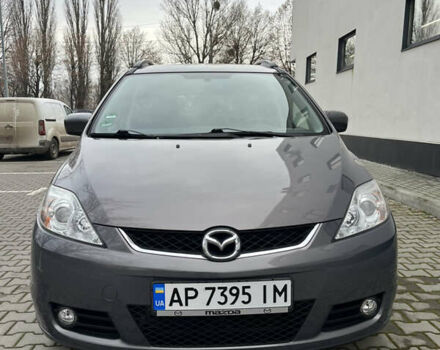 Серый Мазда 5, объемом двигателя 2 л и пробегом 205 тыс. км за 6500 $, фото 1 на Automoto.ua