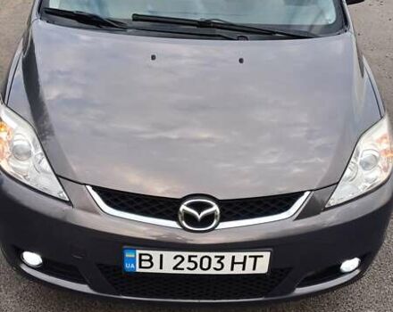 Серый Мазда 5, объемом двигателя 2 л и пробегом 184 тыс. км за 5500 $, фото 2 на Automoto.ua