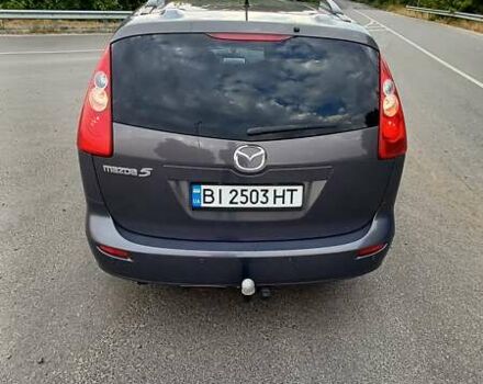 Серый Мазда 5, объемом двигателя 2 л и пробегом 184 тыс. км за 5500 $, фото 1 на Automoto.ua