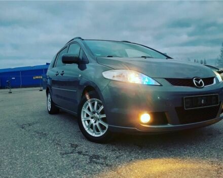 Серый Мазда 5, объемом двигателя 2 л и пробегом 199 тыс. км за 6200 $, фото 1 на Automoto.ua