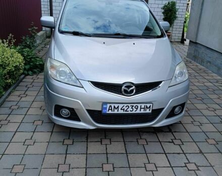 Серый Мазда 5, объемом двигателя 2 л и пробегом 282 тыс. км за 6100 $, фото 3 на Automoto.ua