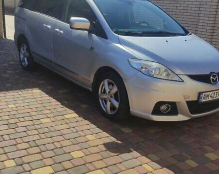 Серый Мазда 5, объемом двигателя 2 л и пробегом 282 тыс. км за 6100 $, фото 2 на Automoto.ua