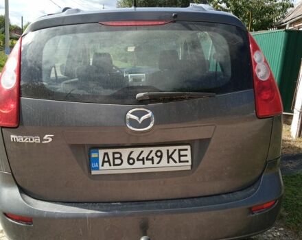 Серый Мазда 5, объемом двигателя 2 л и пробегом 200 тыс. км за 4700 $, фото 2 на Automoto.ua