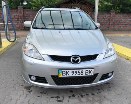 Серый Мазда 5, объемом двигателя 2 л и пробегом 257 тыс. км за 6500 $, фото 1 на Automoto.ua