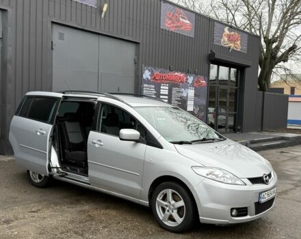 Серый Мазда 5, объемом двигателя 2 л и пробегом 237 тыс. км за 4950 $, фото 1 на Automoto.ua