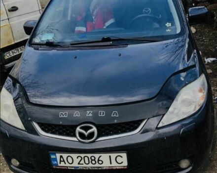 Серый Мазда 5, объемом двигателя 2 л и пробегом 280 тыс. км за 4150 $, фото 1 на Automoto.ua