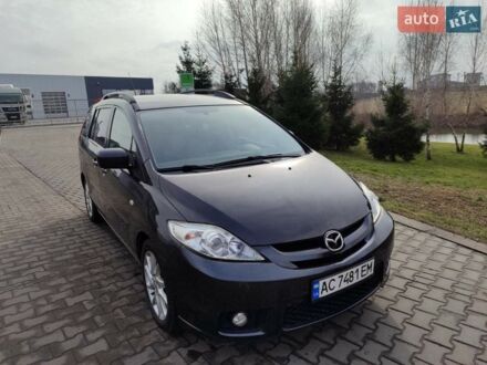 Серый Мазда 5, объемом двигателя 2 л и пробегом 223 тыс. км за 4000 $, фото 1 на Automoto.ua