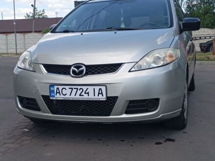 Серый Мазда 5, объемом двигателя 1.8 л и пробегом 200 тыс. км за 4023 $, фото 1 на Automoto.ua