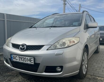 Серый Мазда 5, объемом двигателя 2 л и пробегом 221 тыс. км за 3800 $, фото 1 на Automoto.ua