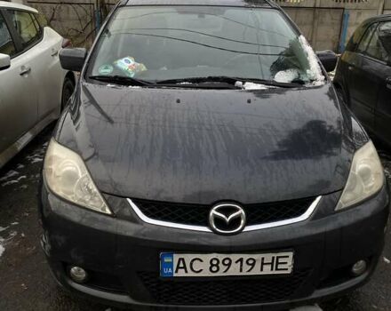 Серый Мазда 5, объемом двигателя 2 л и пробегом 270 тыс. км за 3800 $, фото 1 на Automoto.ua