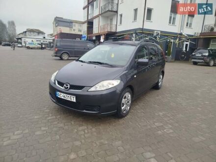 Серый Мазда 5, объемом двигателя 2 л и пробегом 200 тыс. км за 4000 $, фото 1 на Automoto.ua