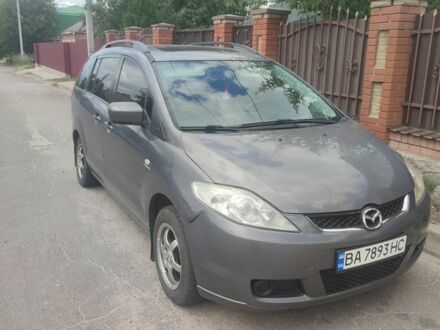 Серый Мазда 5, объемом двигателя 2 л и пробегом 206 тыс. км за 3800 $, фото 1 на Automoto.ua