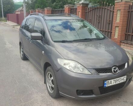 Серый Мазда 5, объемом двигателя 2 л и пробегом 206 тыс. км за 3800 $, фото 1 на Automoto.ua