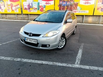 Серый Мазда 5, объемом двигателя 2 л и пробегом 316 тыс. км за 4900 $, фото 1 на Automoto.ua