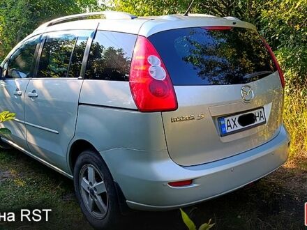 Серый Мазда 5, объемом двигателя 2 л и пробегом 297 тыс. км за 6000 $, фото 1 на Automoto.ua
