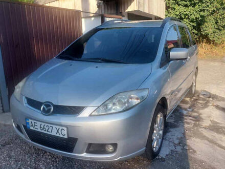 Серый Мазда 5, объемом двигателя 2 л и пробегом 277 тыс. км за 5500 $, фото 1 на Automoto.ua