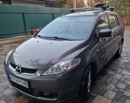 Серый Мазда 5, объемом двигателя 2 л и пробегом 270 тыс. км за 4800 $, фото 1 на Automoto.ua