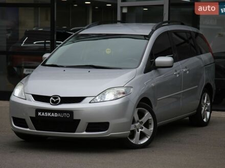 Серый Мазда 5, объемом двигателя 2 л и пробегом 205 тыс. км за 5900 $, фото 1 на Automoto.ua