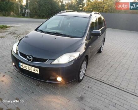 Серый Мазда 5, объемом двигателя 2 л и пробегом 388 тыс. км за 4400 $, фото 1 на Automoto.ua