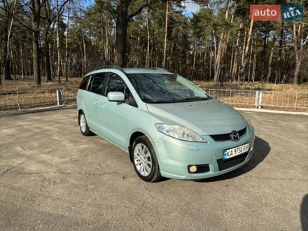 Серый Мазда 5, объемом двигателя 2 л и пробегом 218 тыс. км за 4400 $, фото 1 на Automoto.ua