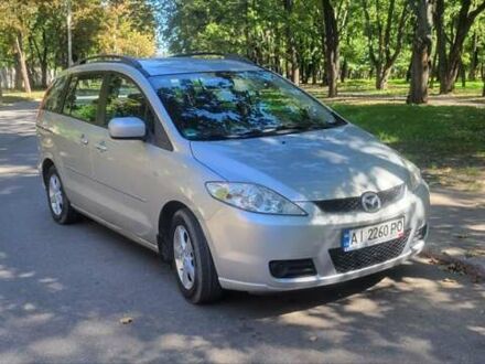 Серый Мазда 5, объемом двигателя 2 л и пробегом 202 тыс. км за 4300 $, фото 1 на Automoto.ua