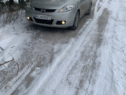 Серый Мазда 5, объемом двигателя 2 л и пробегом 280 тыс. км за 6000 $, фото 1 на Automoto.ua