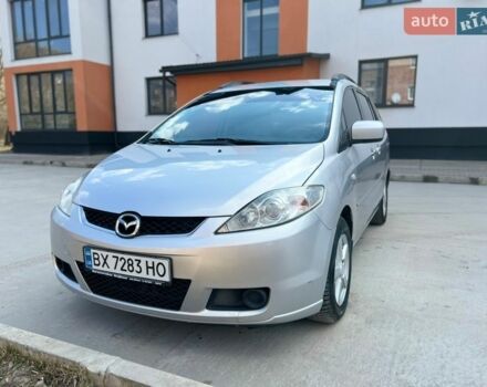 Серый Мазда 5, объемом двигателя 2 л и пробегом 250 тыс. км за 4900 $, фото 1 на Automoto.ua