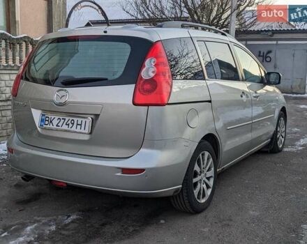 Серый Мазда 5, объемом двигателя 2 л и пробегом 390 тыс. км за 3500 $, фото 1 на Automoto.ua