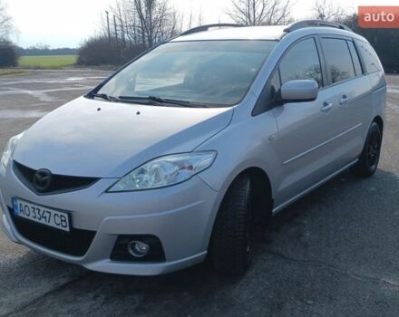 Серый Мазда 5, объемом двигателя 2 л и пробегом 206 тыс. км за 5600 $, фото 1 на Automoto.ua