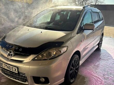 Серый Мазда 5, объемом двигателя 2 л и пробегом 320 тыс. км за 5700 $, фото 1 на Automoto.ua