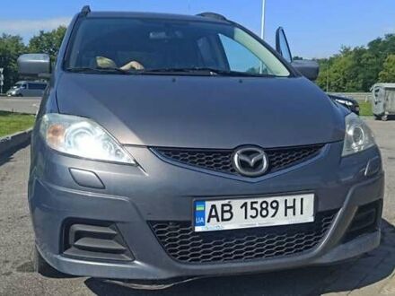 Серый Мазда 5, объемом двигателя 2 л и пробегом 208 тыс. км за 5000 $, фото 1 на Automoto.ua