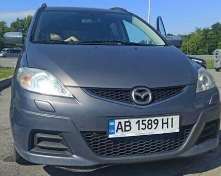 Серый Мазда 5, объемом двигателя 2 л и пробегом 208 тыс. км за 5000 $, фото 1 на Automoto.ua