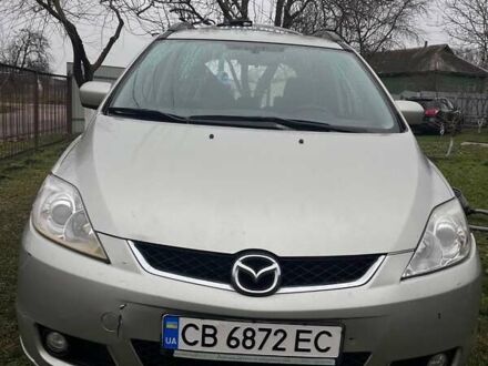 Серый Мазда 5, объемом двигателя 2 л и пробегом 414 тыс. км за 3700 $, фото 1 на Automoto.ua