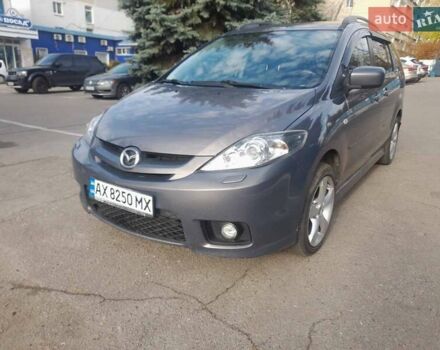 Серый Мазда 5, объемом двигателя 2 л и пробегом 226 тыс. км за 6500 $, фото 1 на Automoto.ua